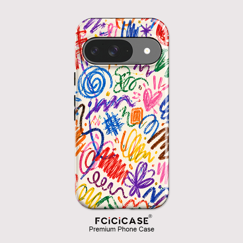 Google Pixel 9 Pro - Capa de Telefone Fcicicase com Pintura