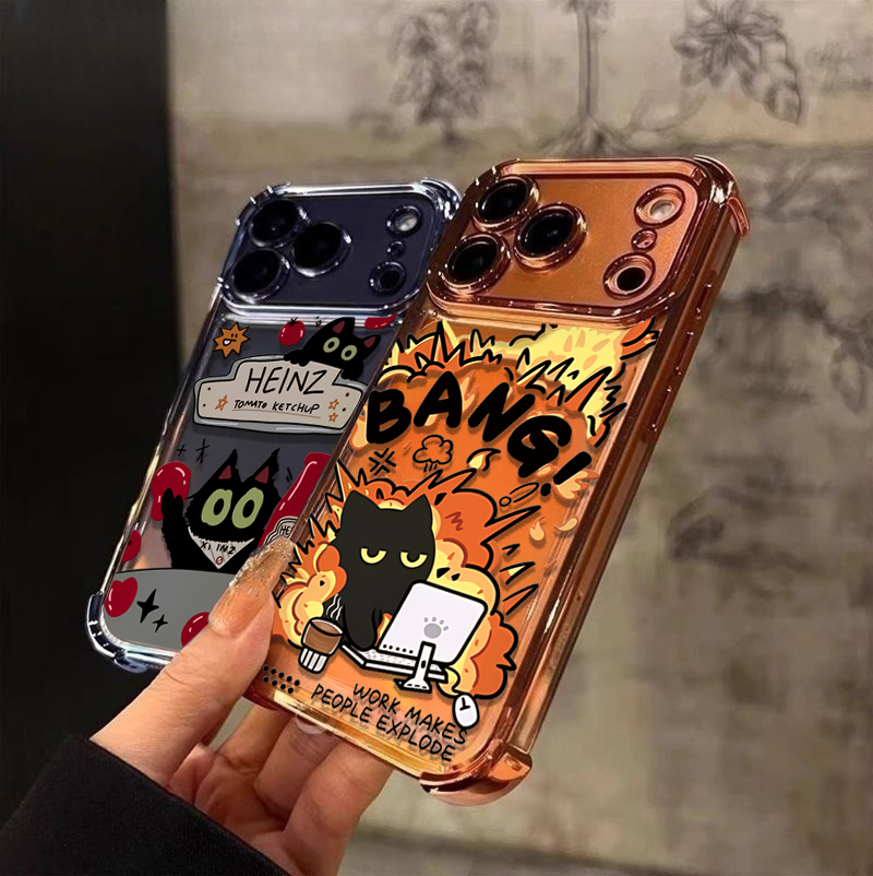 Vivo Y28 - Capa Antichoque Work Explosion Cat para