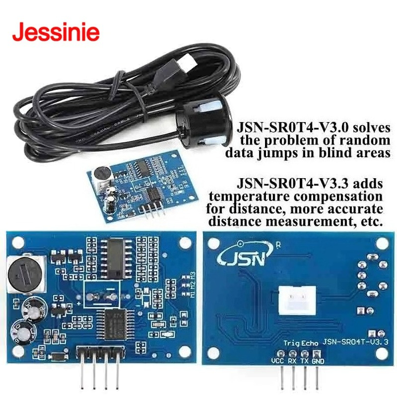 Hydration Sensor Skin - JSN-SR04T jsn sr04t 3.3 módulo ultrassônico