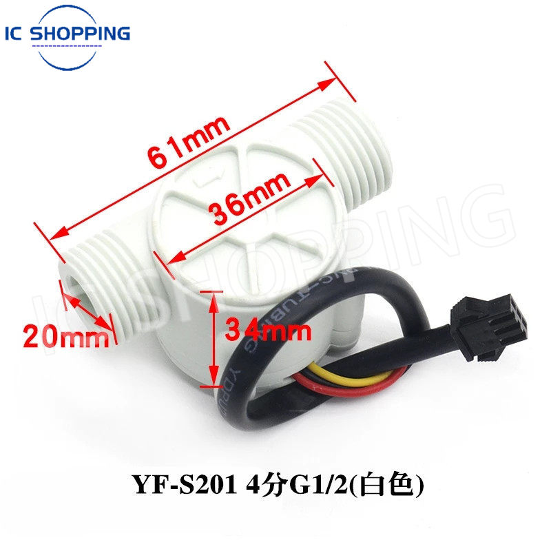 10 PEÇAS YF-S201 G1/2 Sensor d - Hydration Sensor Skin avaliação e preço