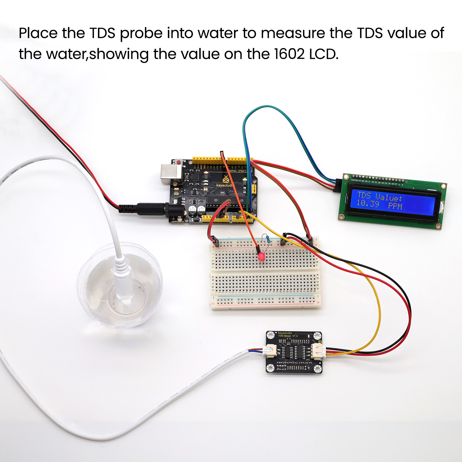 Keyestudio tds sensor medidor  - Hydration Sensor Skin avaliação e preço